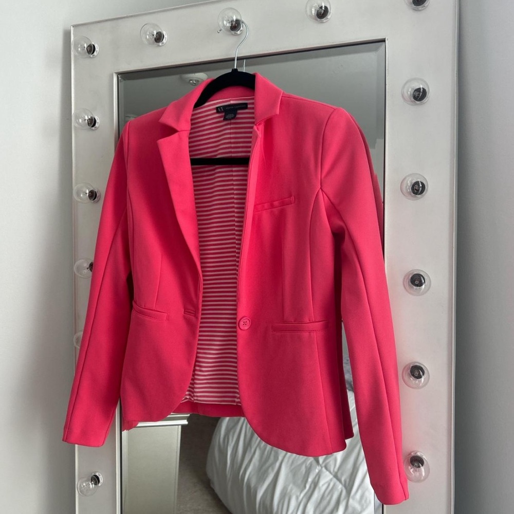 Armani Exchange Vibrant Pink Blazer